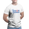 atinfor Biden Harris 2020 White Men's T Shirt Novelty Tops Bitumen Bike Life Tees Clothes Cotton Printed T-Shirt Plus Size