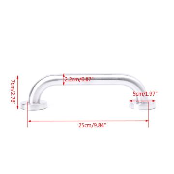 25cm Bathroom Shower Tub Handrail Stainless Steel Safety Toilet Support Rail Grab Bar Handle 875F