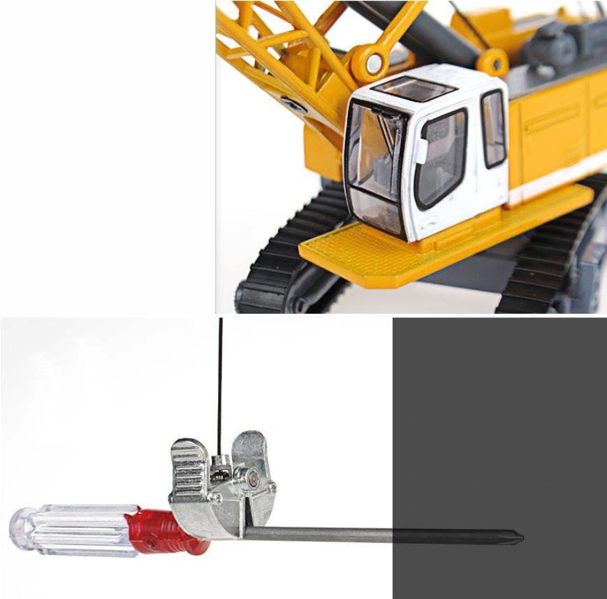 Best selling 1:87 tower crane alloy model,metal engineering model toy,simulation children's gift collection,free shipping