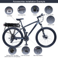 Bafang 48V 500W Electric Bicycle Hub Motor Rear Wheel Drive eBike Conversion Kit DC Cassette 17.5Ah Rear Rack Lithium Battery