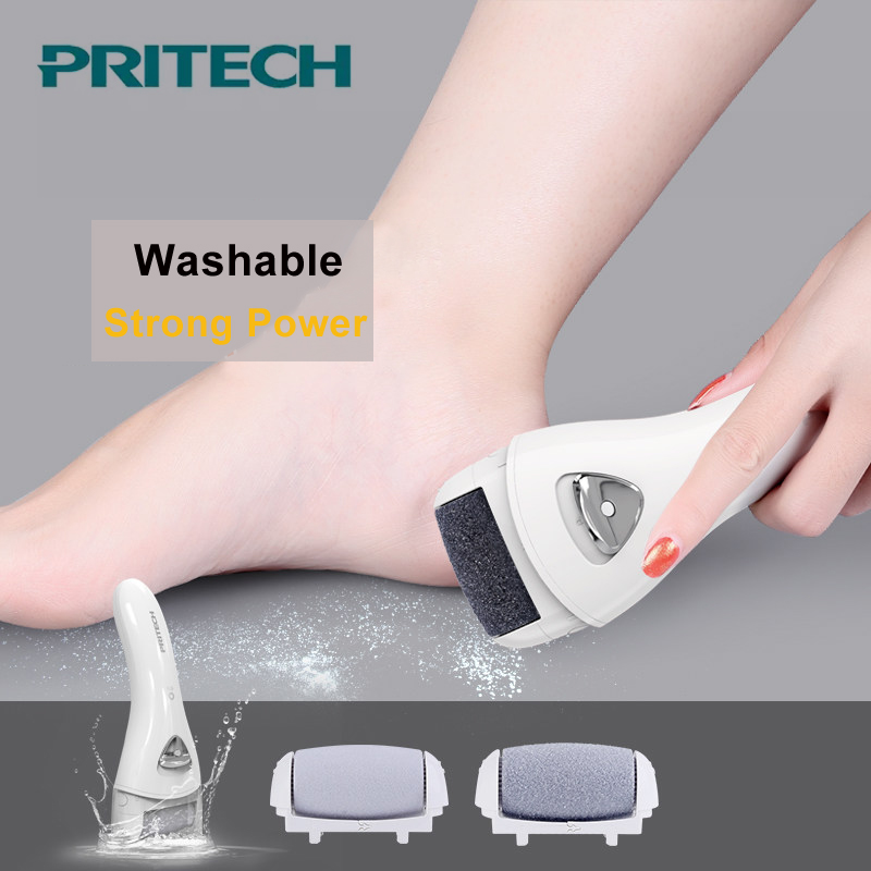 PRITECH Electric Pedicure Tools Rechargeable Foot Care Tool Pedicure Machine Callus Remover Foot File for Foot Heel Dead Skin