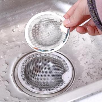 Stainless Steel Bathtub Hair Catcher Shower Drain Hole Filter Mesh Trap Sink Strainer Basin Drainage for Kitchen Bathroom