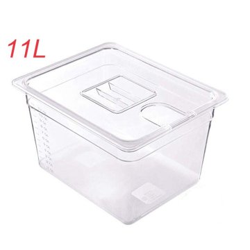 Sous Vide Container Steak Machine Container with Lid Water Tank Bath for Circulator Sous Vide Culinary Immersion Slow Cooker