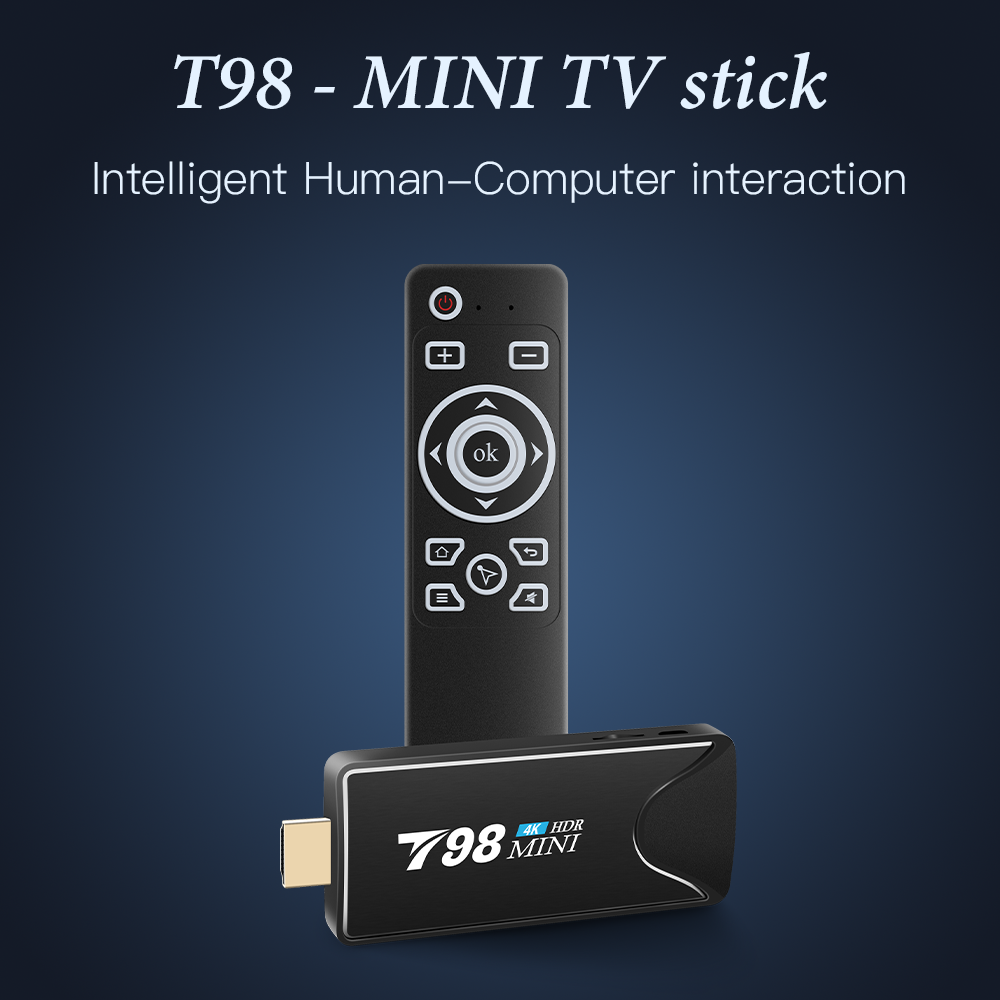 Mini Tv Stick Box TV Android 10 4K 4G 32G Android Tv Box 2.4G 5.8G Dual Wifi Smart Tv Box Media Player TV Receiver Set Top Box