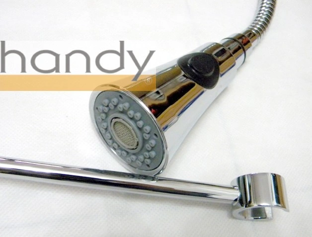 Spout Spray Lever Brass Chrome Kitchen Mixer