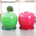 Apple Design Rotary Storage Box Snack Candy Box Jewelry Organizer Cosmetic Solid Fruit Storage Box Box Plastic Tray