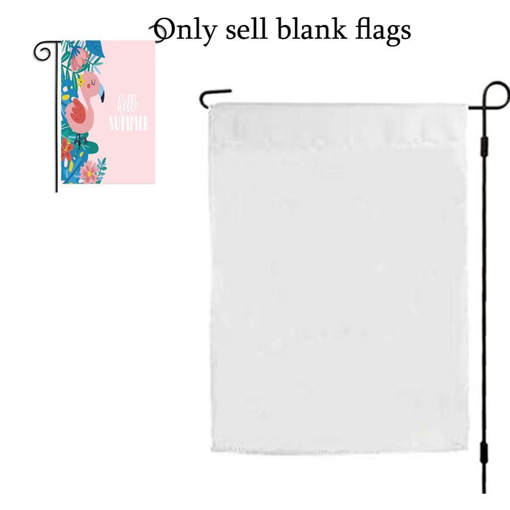 30*45cm Household White Classic Eater Garden Flag Hanging Polyester Garden Banner Easter Party Home Yarn Lawn Decor Decoration