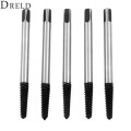 DRELD 5Pcs Steel Damaged Broken Screws Extractor Drill Bits Removal Tool Damaged Bolts Screws Remover Speed Out Screw Drivers 1#