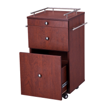 Convenient salon tool storage cabinet