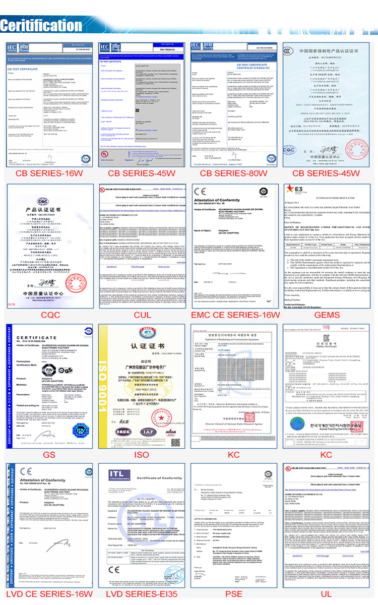 Certification