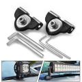 2x Car Auto Engine Hood Bracket Holder Offroad SUV Engine Cover Led Work Light Bar Mounting Clamp