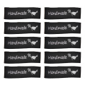 50PCS/lot Handmade Printed Cloth Labels For Garment Accessories DIY Sewing Craft Bags Jeans Tags Decoration Material
