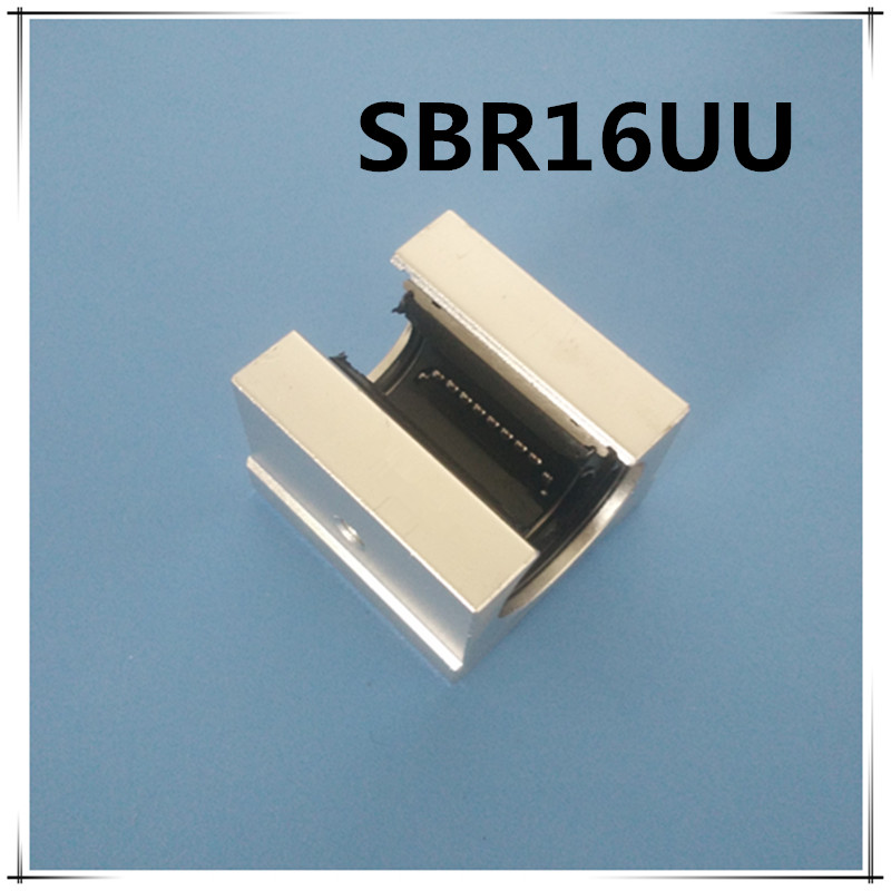 4 pcs SBR16UU SBR16 UU 16mm Linear Bearing Pillow Block 16mm Open Linear Bearing Slide Block CNC Router Parts