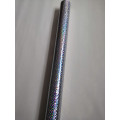 Holographic foil hot stamping foil silver giddiness pattern B19 hot press on paper or plastic 64cm x120m