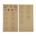 2pcs/set Retro kraft paper Writable Calendar sticker Index stickers label scrapbooking Decorative bullet journal stationery