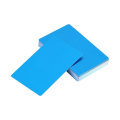 100PCS/LOT Business Name Cards Multicolor Aluminium Alloy Metal Sheet Testing Material for Laser Marking Machine