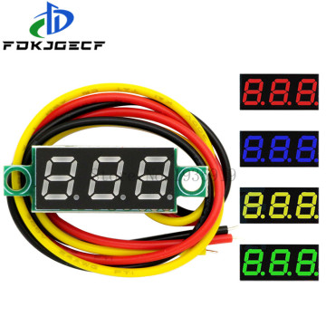 0.28 inch DC 0-100V 3-Wire Mini Gauge voltage meter Voltmeter LED Display Digital Panel Voltmeter Meter Detector Monitor Tools