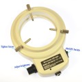 Adjustable 6500K144 LED Ring Light illuminator Lamp For Industry Stereo Microscope Digital Camera Magnifier with AC PowerAdapter