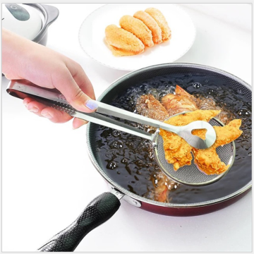 1Pcs Stainless Steel Fried Food Colander Drain Clip Strainer Filter Fried Food Folder Sieve Kichen Gadget Cosas De Cocina .