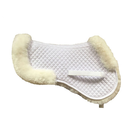 white sheepskin saddle pad white sheepskin saddle pad