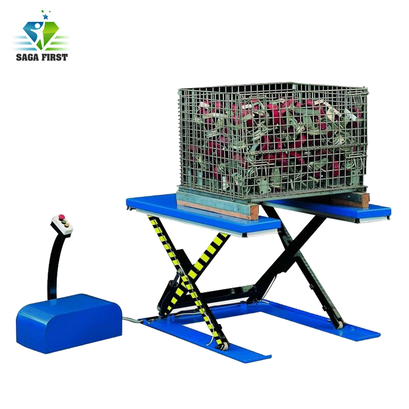 1.5Ton Loading Capacity U Type Pallet Scissor Lift Table