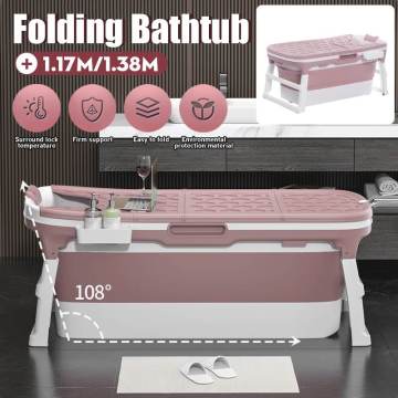 1.17m/1.38m Large Portable Adult Bathtub Folding Shower Kids Swimming Sauna Spa Tub Household Bathtub banheira portatil adulto