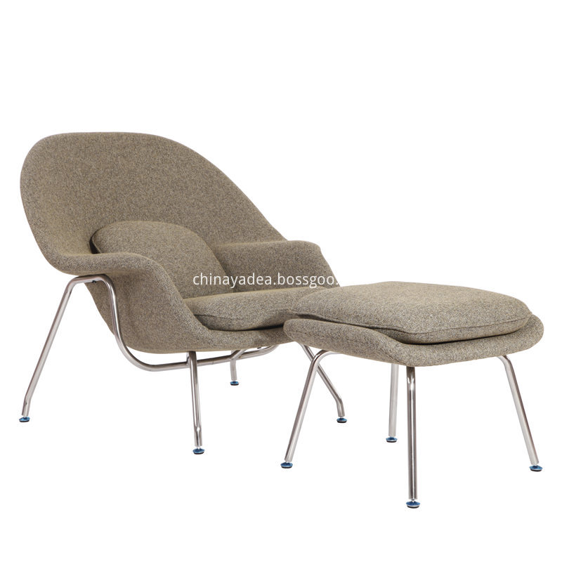 Womb Lounge Chair With Ottoman 1