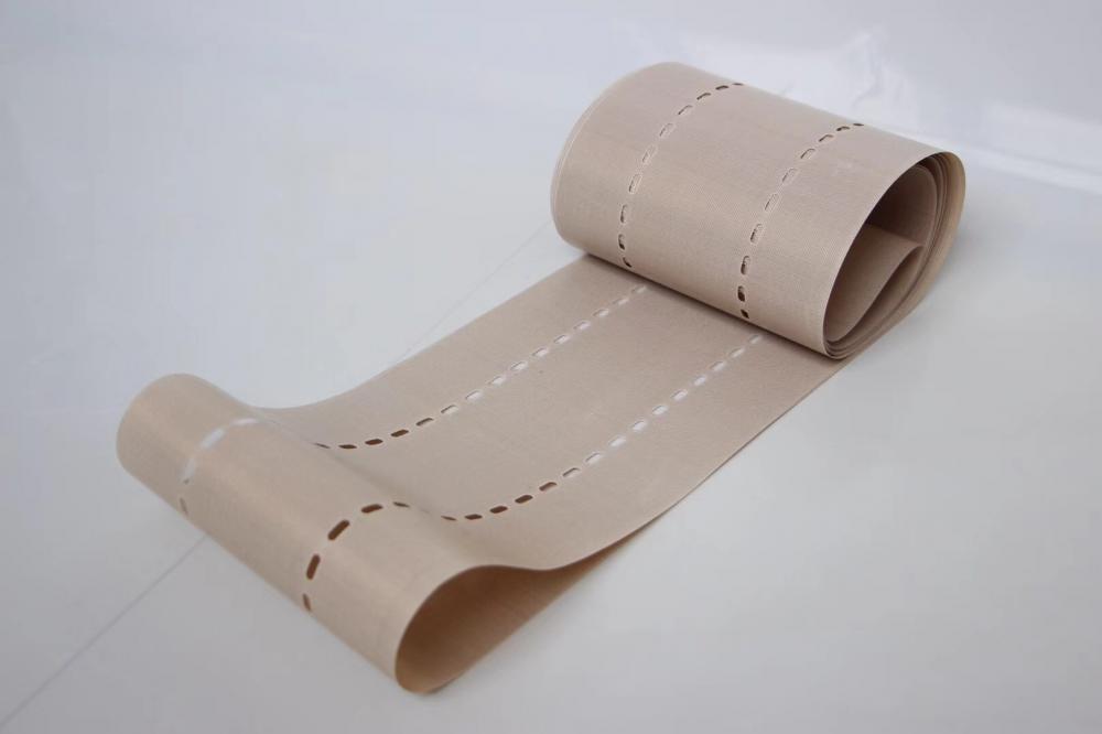 PTFE coated fabric for heat resistant belt
