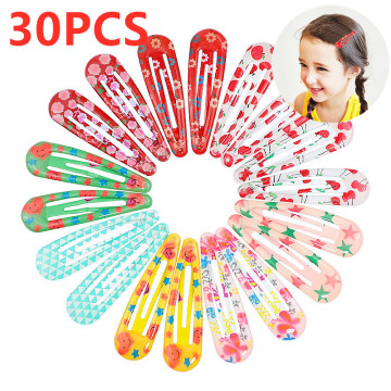 18/20/30PCS New Color Snap Hair Clip For Baby Girls Butterfly Hair Clip Flower Butterfly Hair Pin Barrettes Hairpins Accessories