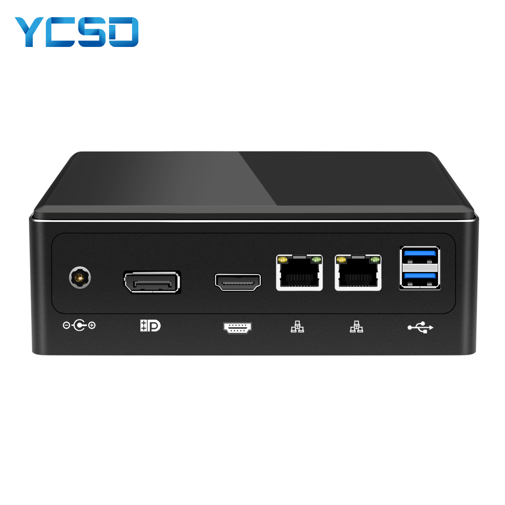 Mini PC Intel Core i7 7500U 8650U 8550U Computer Windows 10 2*DDR4 M.2 SSD DP Type-C 2*LAN WiFi 4K HTPC Micro Desktop NUC Minipc