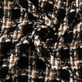100%Fiber Plaid artificial wool Fabric Rove Woven Tweed Fabric DIY Clothing dress coat Thick autumn winter cloth Handmade Sewing