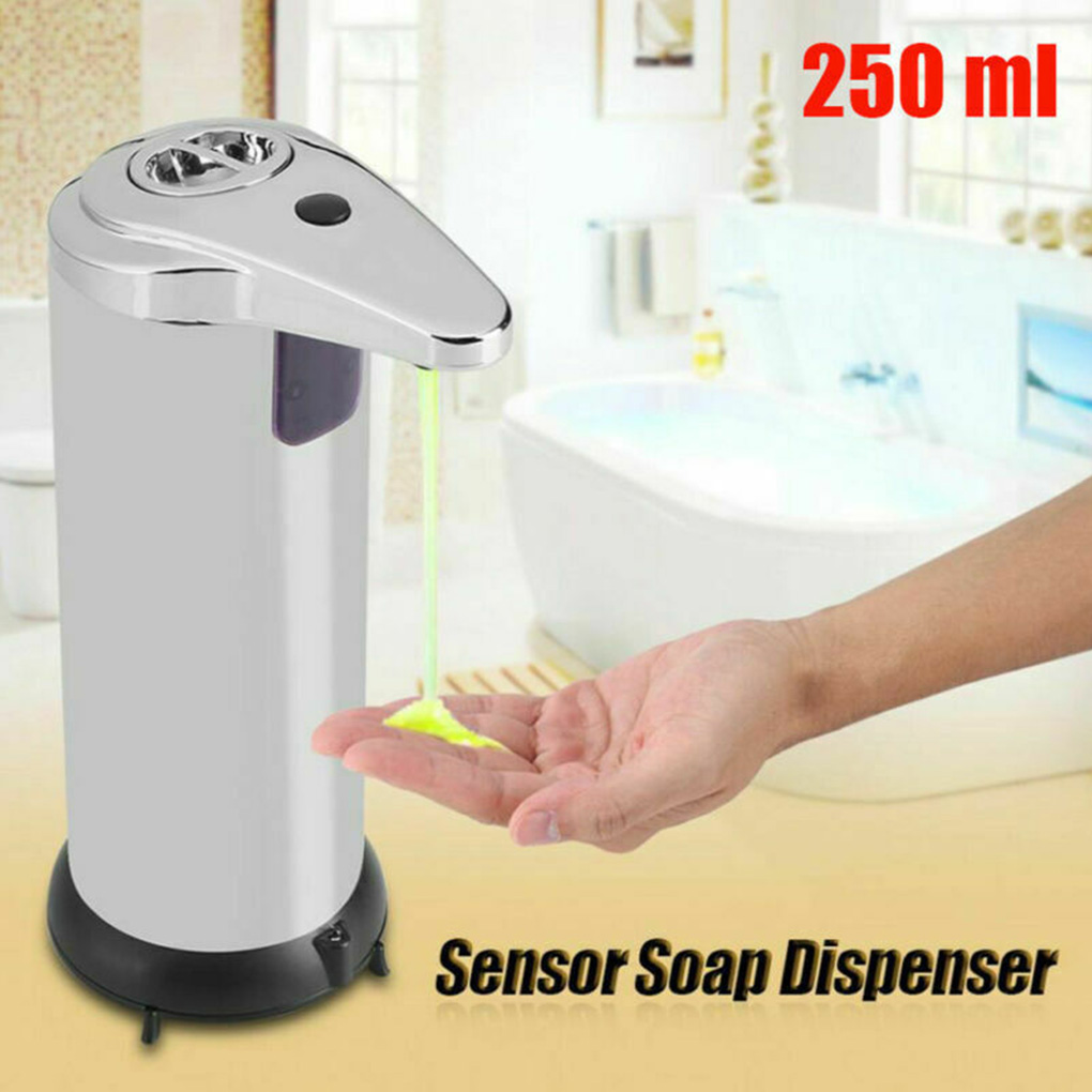 Intelligent Automatic Liquid Soap Dispenser Foaming Stainless Steel Induction No Touch Dispenser IR Sensor for Home Hand Washing