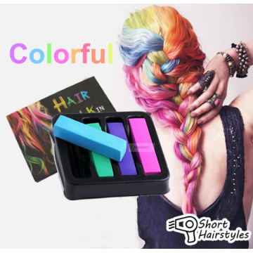 4pcs Colorful Hair Crayon Temporary Color chalk for coloring hair dye Pastels Kit DIY Styling tools creme para cabelo set