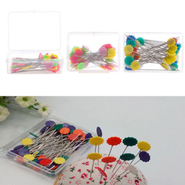 50X Patchwork Pins Flower Button Head Pins DIY Quilting Tool Sewing Accessories