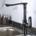 ELLEN Kitchen Faucet Hot Cold Water Mixer Tap Antique Bronze Kitchen Sink Faucets Black Crane ELK3024