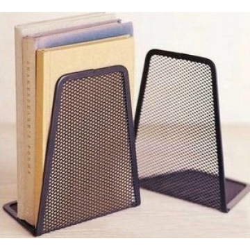School stationery supplies metal mesh bookend iron bookshelf book end bookend a pair of papeleria sujetalibros