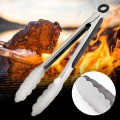 9/12Inch Barbecue Food Clip BBQ Tongs Stainless Steel Kitchen Tools Multifunction Grill Cooking Clip Clamp BBQ Accessories