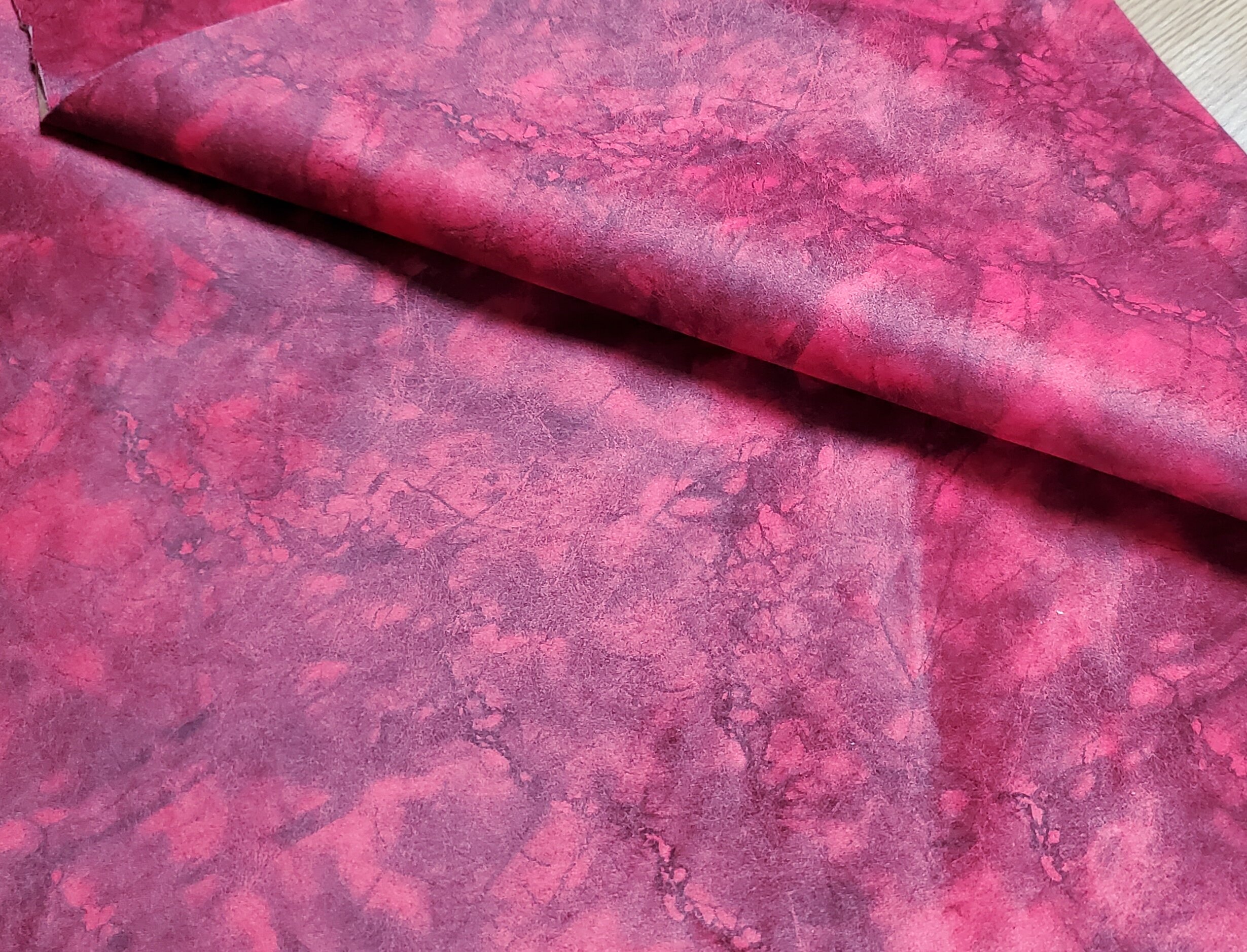 Irregular Printed Holland Velvet o