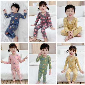 Kids Pajamas Long Johns Children Boy Clothes For Girls Pajama Set Baby Girl Toddler Sleepwear Kid's Boys Cotton Babies Underwear