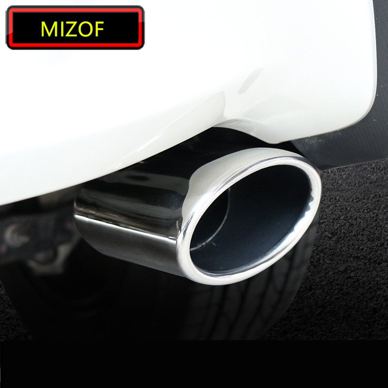 Stainless Steel Tail throat Exhaust Pipes Silencer For Subaru Forester XV 2018 2019 CA187