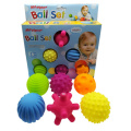 Baby Toy Ball Set Develop Baby's Tactile Senses Toy Touch Hand Ball Toys Baby Training Ball Massage Soft Ball 6PCS/Set