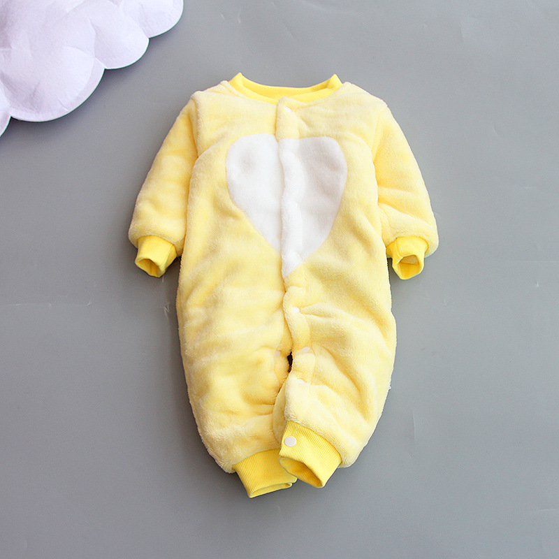 2020 New Cute BABY Newborn Baby Boy Girl Clothes Long Sleeve Hoddies Bear Zipper Baby Romper Clothes Autumn Winter Wear 0-18M