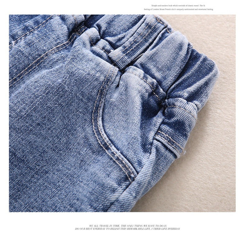 Fall Fashion Pants Girls Jeans Toddler Trousers Baby Clothes Kids Denim Girls Pants Bottom Jean Fille Children Clothing 6M-7T