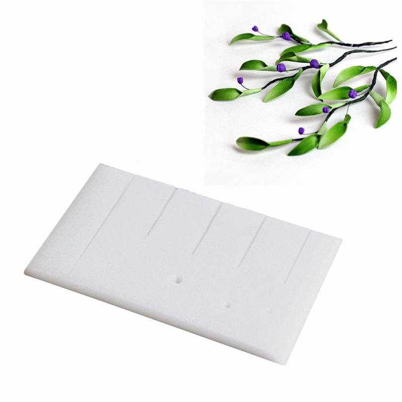 Grooved Cake Board Non Stick Petal Leaf Veining Board Sugarcraft Board Decoration Cake 20*12cm Cake CF0060 Mold Grooved W7S6