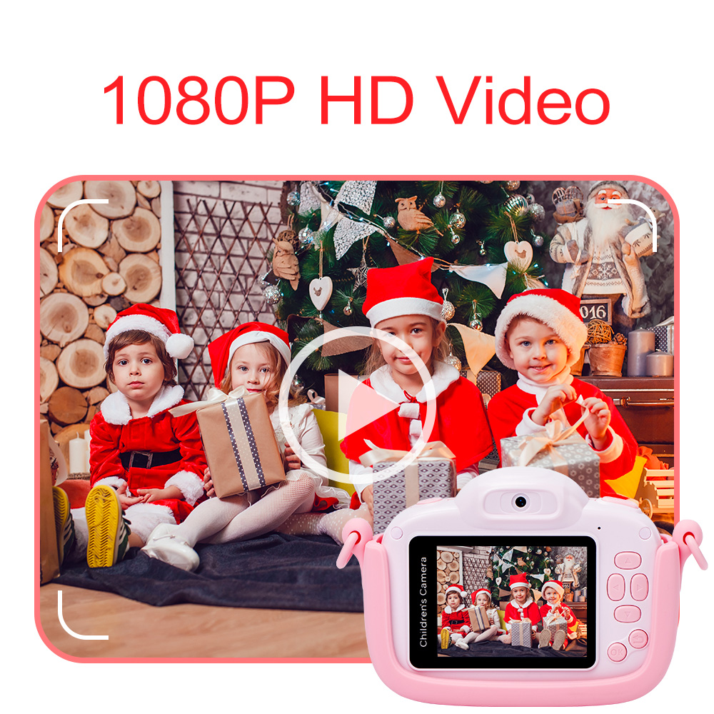 Minibear Children Camera For Kids Digital Camera For Children 1080P HD Video Camera Toy For Children Birthday Gift For Girl Boys