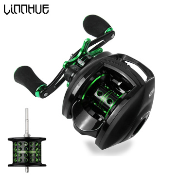 LINNHUE Best Baitcasting Reel BS2000 8.1:1High Speed Fishing Reel 8KG Max Drag Reinforced Reel Drag Reel Carp Drag Reel Fishing