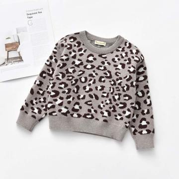 Bear Leader Baby Girls Sweaters New Fashion Kids Leopard Print Girl Boy Clothes Toddler Girl Costumes 2-7T Baby Girls Outerwear