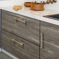 KK&FING Modern Simple Champagne Gold Cabinet Handles Drawer Knobs Kitchen Cupboard Wardrobe Door Pulls Fashion Furniture Handle
