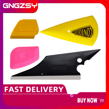 CNGZSY Car Protective Film Squeegee Pointed Corner Scraper Rubber Glass Water Wiper Automobile Vinyl Wrap Window Tint Tools K61