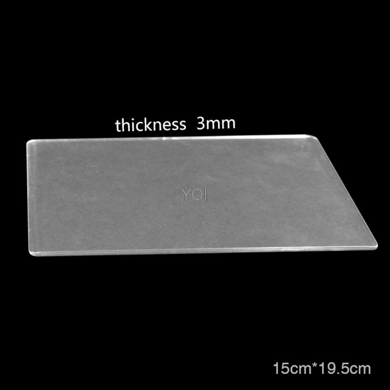 High Quality 3MM Die Cutting Embossing Machine Plate Replacement Pad 15x19.5CM For Scrapbooking Die-Cut Machine Plate